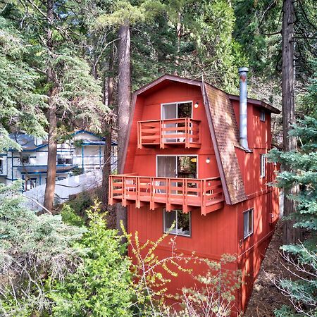 Pet & Kid Friendly Cozy Cabin, Bbq, Firepit, Outdoor Dining, Forest Views Lake Arrowhead Bagian luar foto
