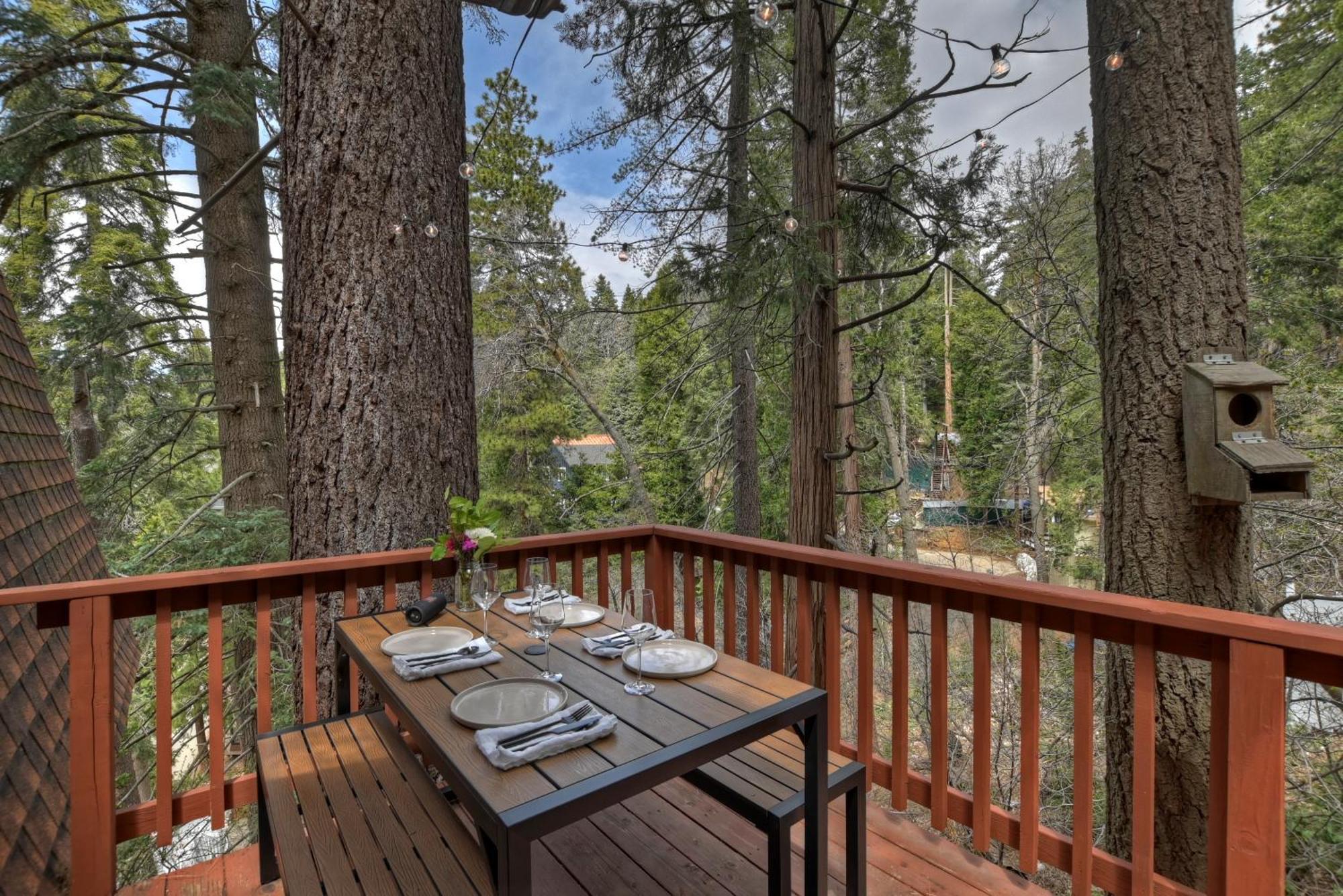 Pet & Kid Friendly Cozy Cabin, Bbq, Firepit, Outdoor Dining, Forest Views Lake Arrowhead Bagian luar foto